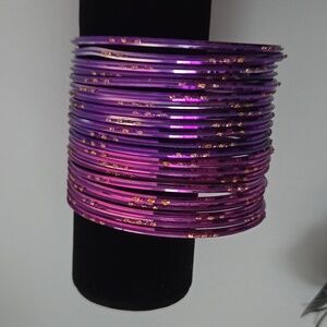 Purple And Lavender Bangle Sets